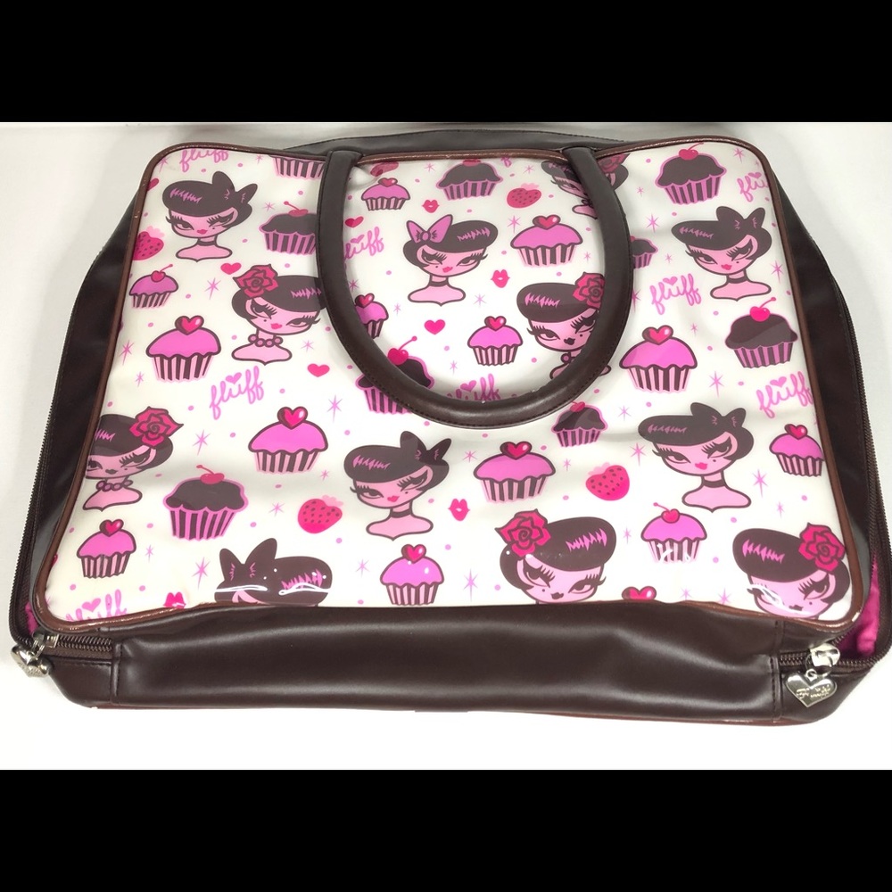 Cupcake Girl Briefcase and/or Laptop Bag Used